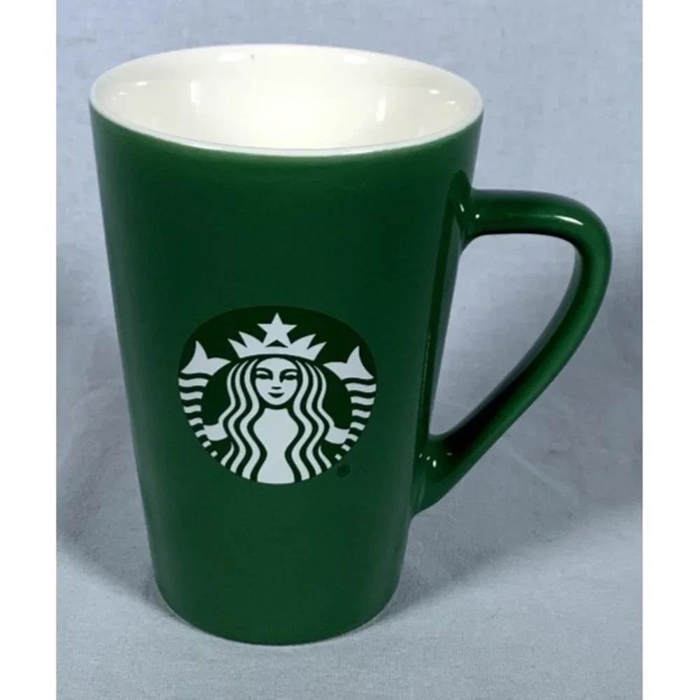 Starbucks Ceramic Coffee Mug Green 2021 12 Oz 5